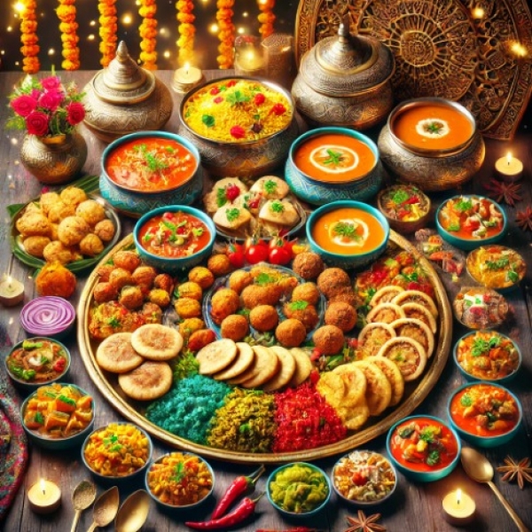 New Year Grand Desi Delights Party Pack (Cake Free)